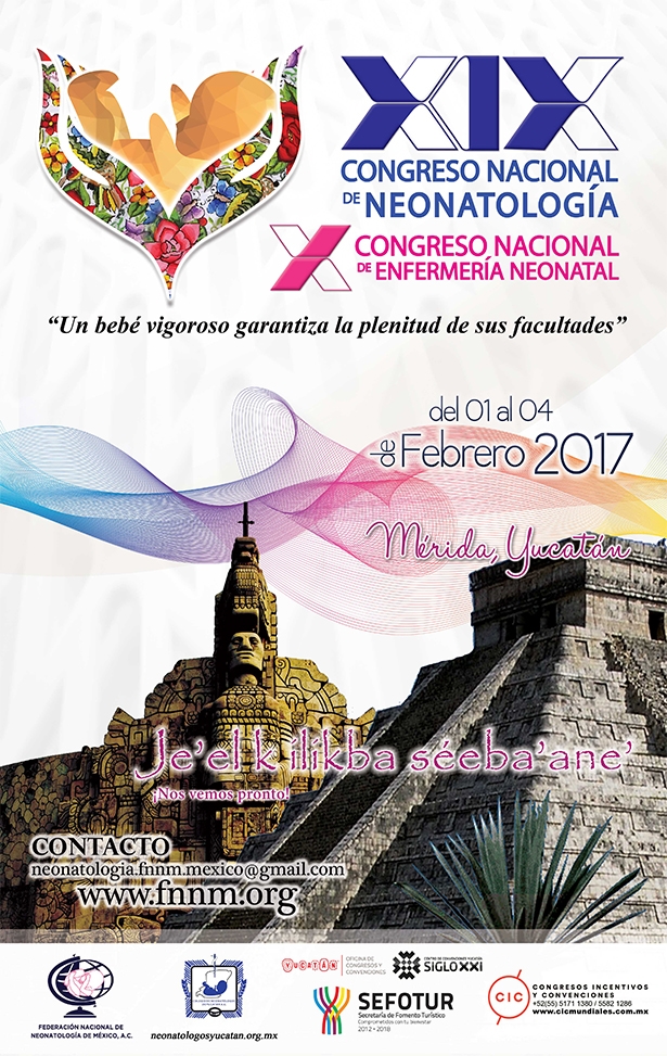 XIX Congreso Nacional de Neonatología Mérida 2017