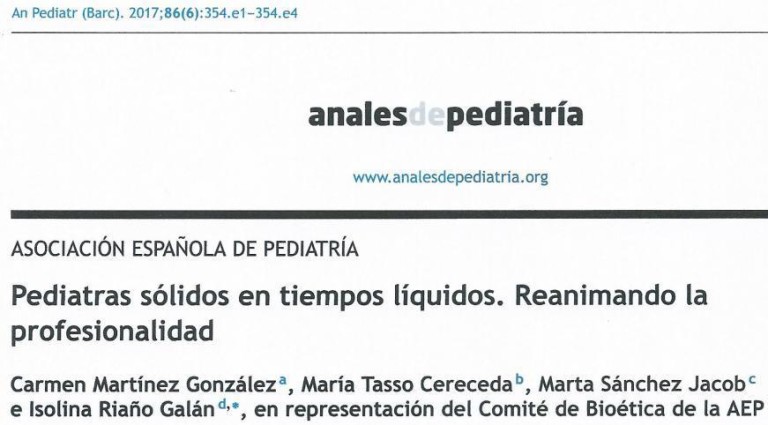 Pediatras sólidos en tiempos líquidos
